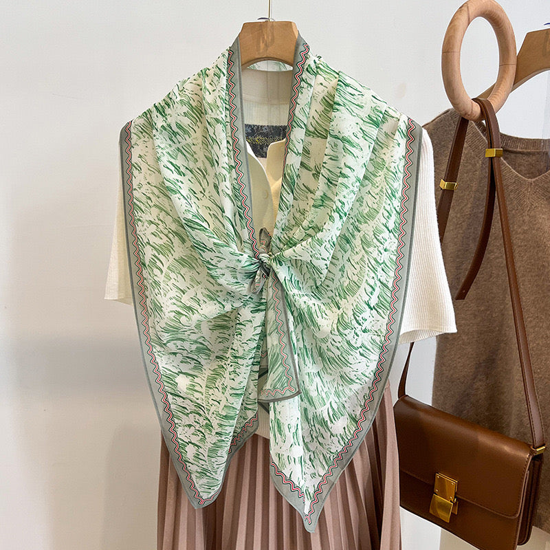 40*140 Fashion 3D Digital Printing Women's scarf
