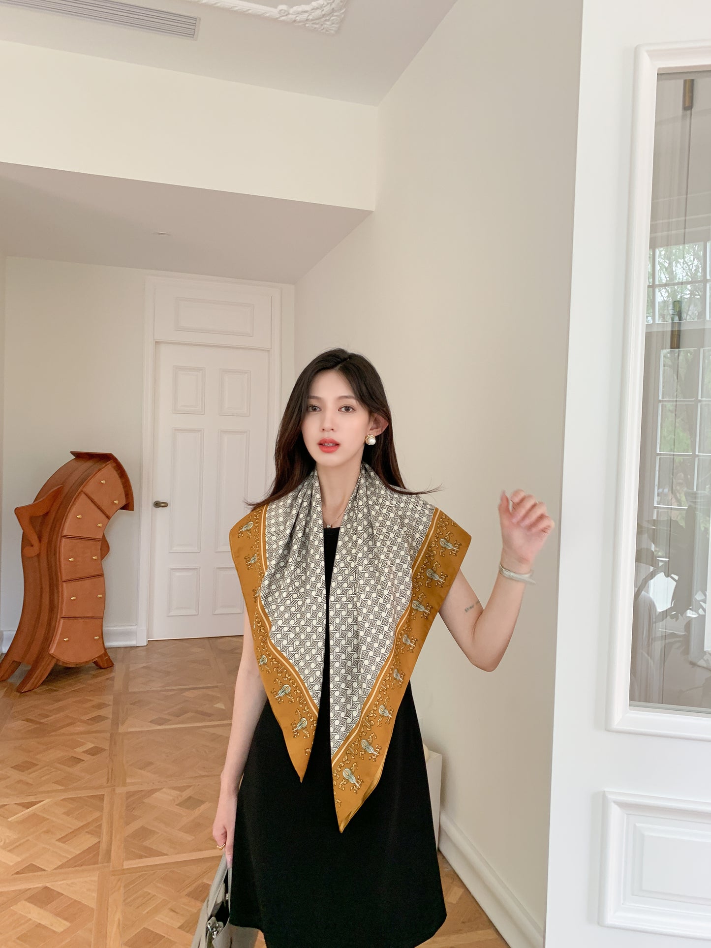 90*90 twill fabric scarf